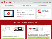 Tablet Screenshot of antivirus.com